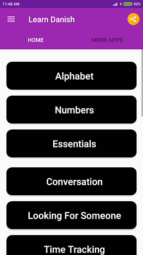 Learn Danish Screen 2