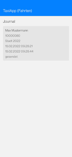 Android application Taxi Gießhübl screenshort