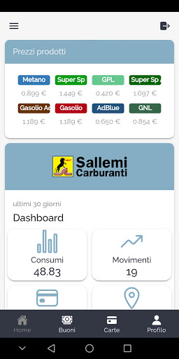 Sallemi Carburanti Screen 2