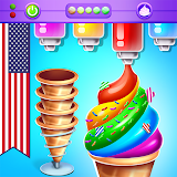 Icecream Cone Cupcake Baking icon