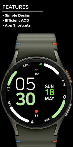 Night ver 79 - watch face screenshot 1