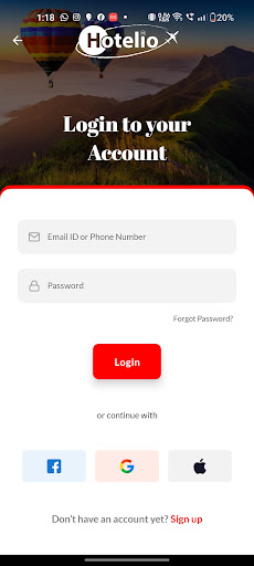 Hotelio Partner Screen 2
