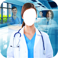 Female doctor photo editor : Doctor photo suit