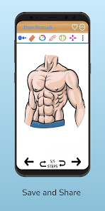 Captura 5 Cómo dibujar el cuerpo humano android