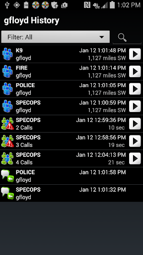 BeOn PTT Screen 2