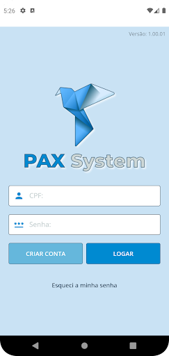 Android application Pax System Mobile screenshort