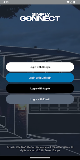 FAAC Simply Connect Screen 2