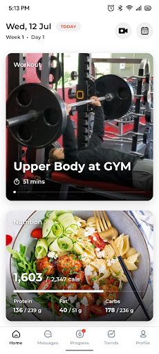 TotalFit & Nutrition Screen 2