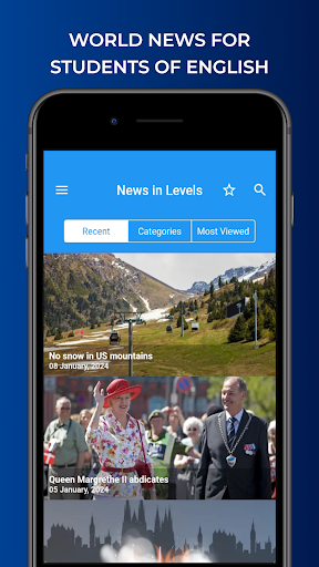 Android application News in Levels: Learn English screenshort