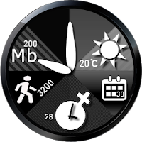 Clock Widget, Weather, Counter