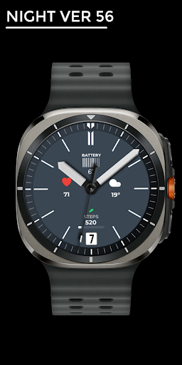 Night ver 56 - watch face screenshot 6