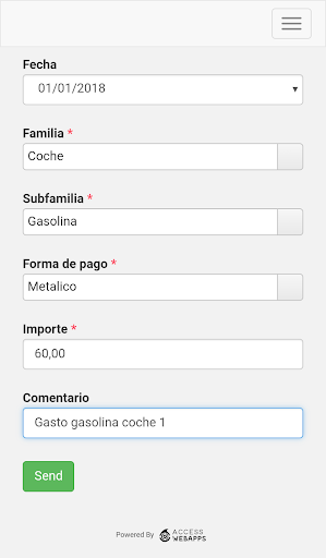 Gestion de Gastos Personales Screen 3