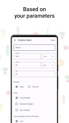 Healthy Menu with AI GPT Screen 3