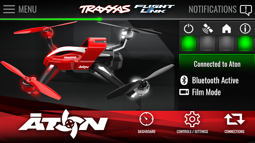 Android application Traxxas Flight Link screenshort