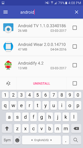 Uninstaller Screen 3