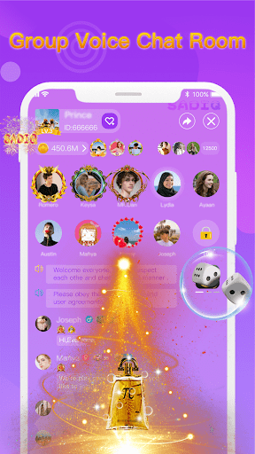 Sadiq - Group Voice Chat Room Screen 3