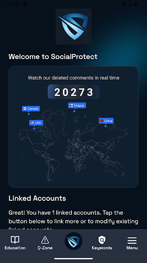 SocialProtect Screen 2