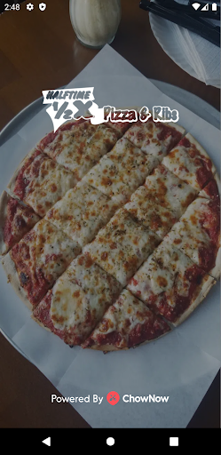 Android application Halftime Pizza & Ribs screenshort
