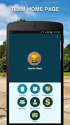 Android application TeamTracky screenshort