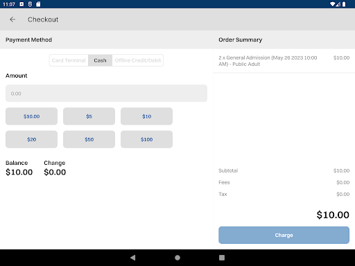 Vantix Mobile POS Screen 3