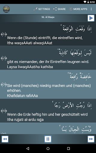 Surah Al-Waqia German