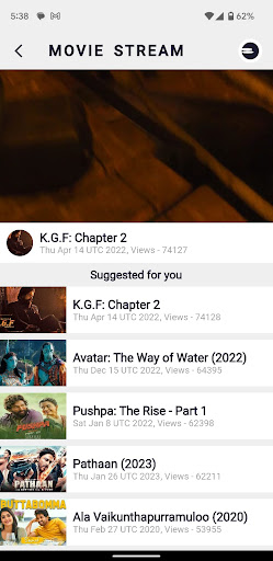 Android application Funtime (Mobile app) screenshort