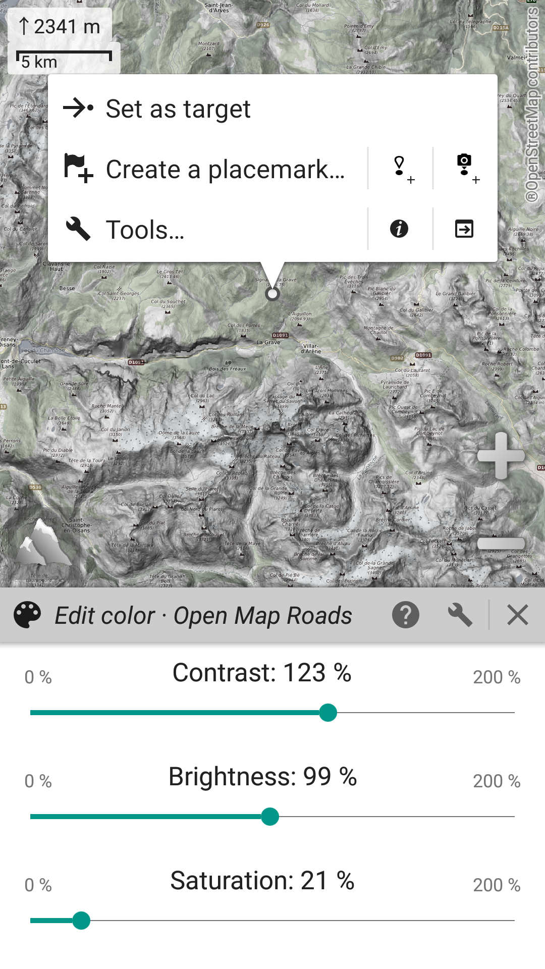Android application AlpineQuest Off-Road Explorer screenshort