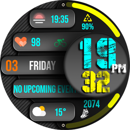 Get Digital Watch Face MB361 for Android Aso Report