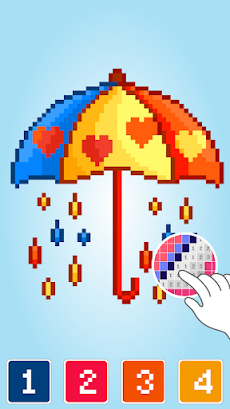 Weather Pixel Art Coloringのおすすめ画像3