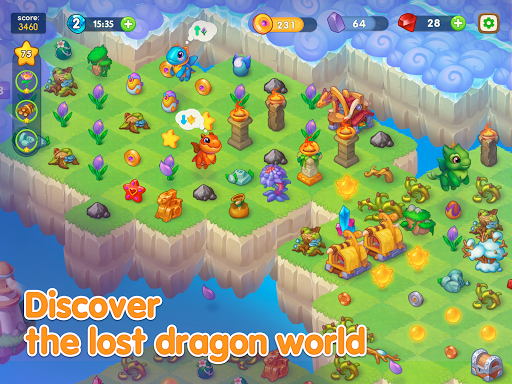 Dragon Magic: Merge Land - Puzzle - games