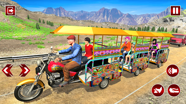 Long Tuk Tuk Simulator:Rickshaw Driving Game screenshot 9