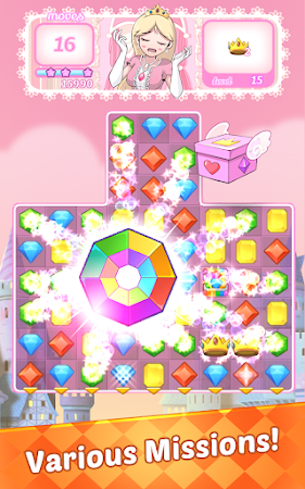 Game screenshot Jewels Princess Puzzle(Match3) apk download