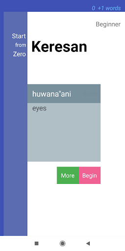 Android application StartFromZero Keresan screenshort