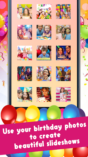 Android application Birthday Video With Music screenshort