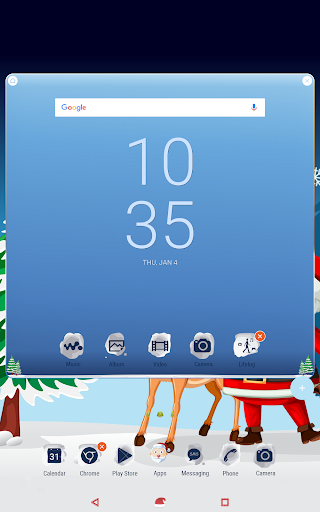 Santa in Winter  Live Wallpap