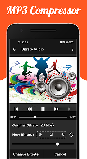 Audio : MP3 Compressor Screen 3