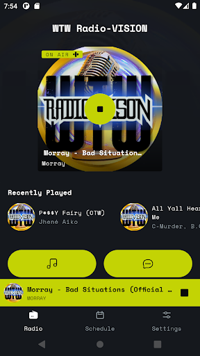 Android application What’s The Word Radio-VISION screenshort