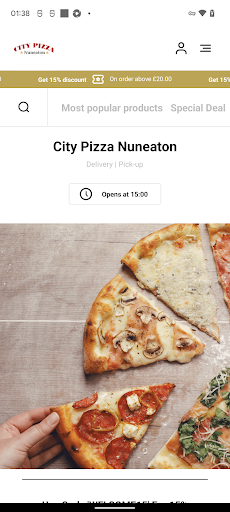Android application City Pizza Nuneaton screenshort