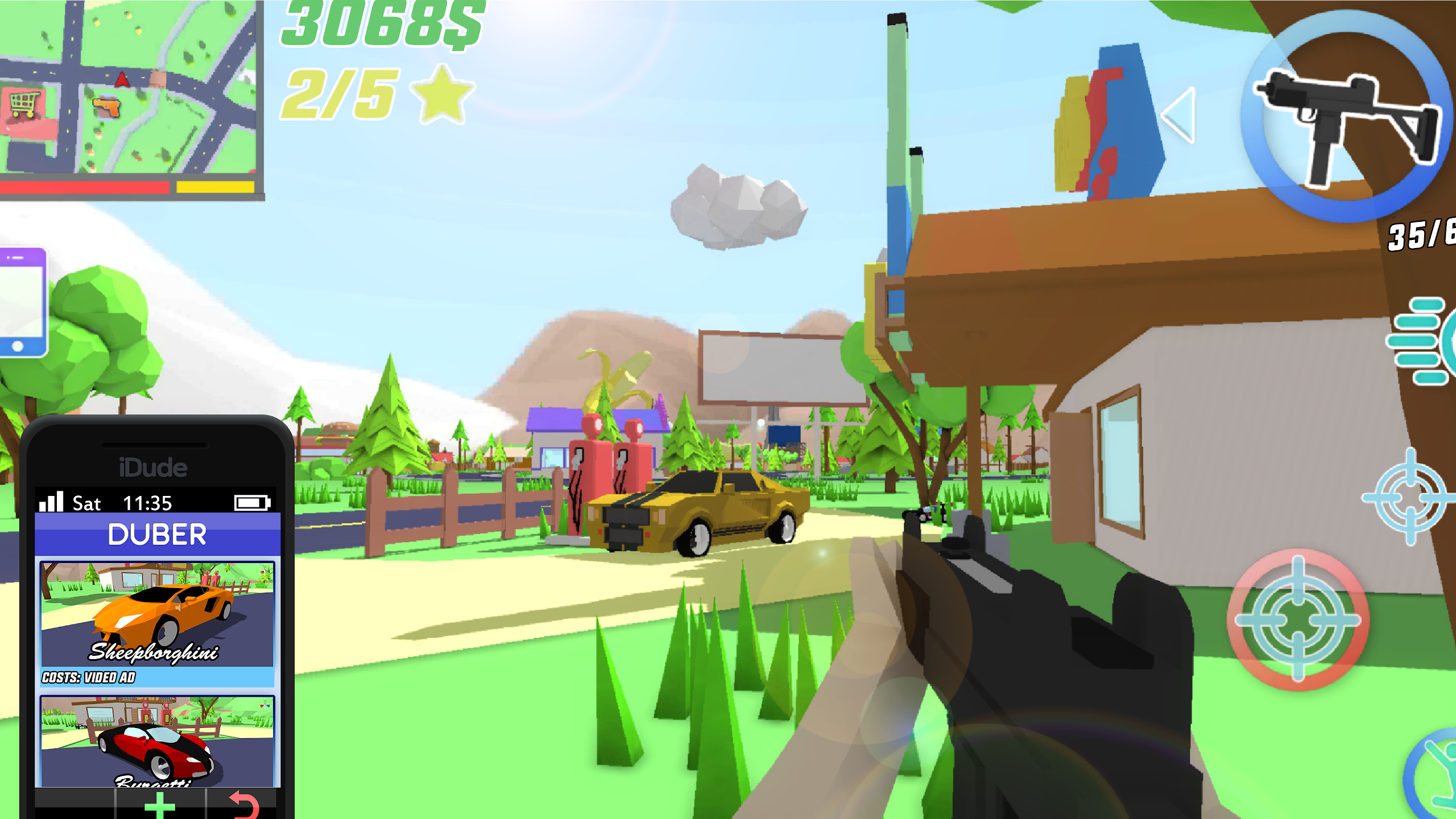 Hình ảnh Dude Theft Wars Hack Vô Hạn Tiền