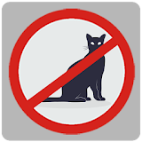 Anti cat repellent icon