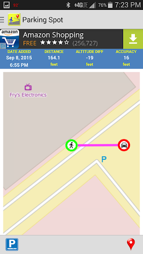 Android application TripBuddy: Car Parking Finder screenshort