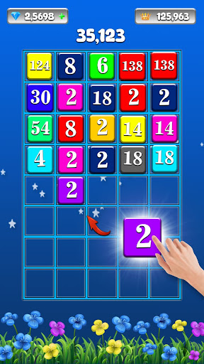 Android application Merge Numbers 2048 Blocks screenshort