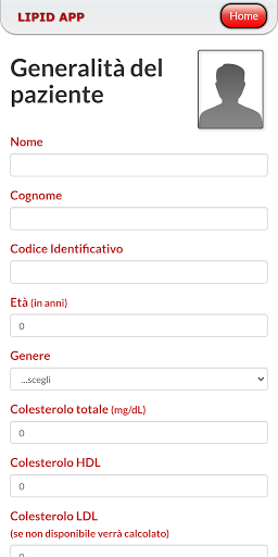LIPID APP Screen 2