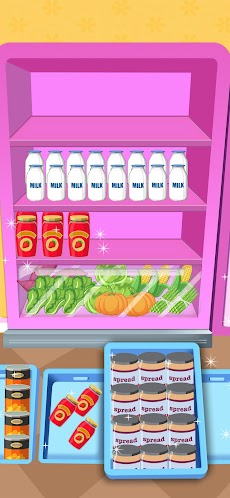 冷蔵庫の整理ゲーム。再入荷のおすすめ画像2