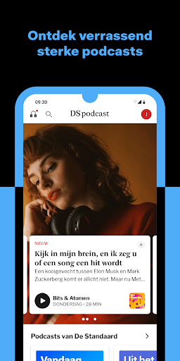 Android application De Standaard: podcasts screenshort