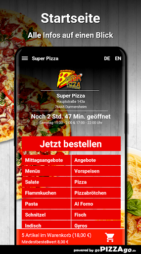 Super Pizza Durmersheim Screen 2