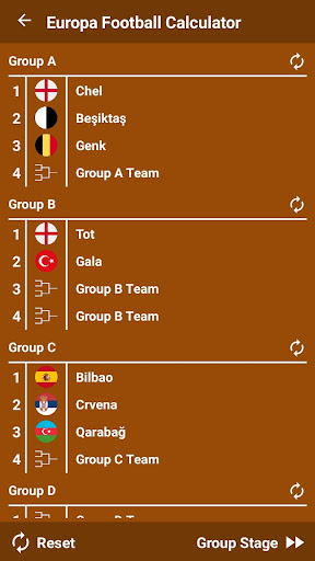 Europa Football Calculator 23