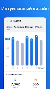 Шагомер - Счетчик Шагов ,iStep Screenshot
