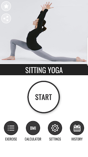 Android application Sitting Yoga screenshort