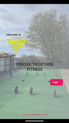 Android application Strong Together Fitness screenshort